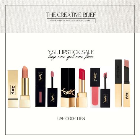 ysl bogo lipstick|ysl cosmetics sale.